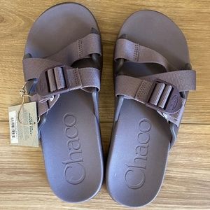 BN Chaco Women's Chillos Slide Sandals New with tags Sparrow Size 8
